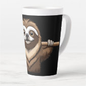 Tasse Latte "Tiens bon là" : Paroles encourageantes de Sloth (Angle droit)