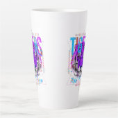 Tasse Latte Tiger Face Art (Devant)