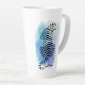 Tasse Latte Tigre coloré (Angle droit)