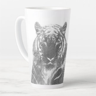 Tasse Latte Tigre noir et blanc