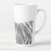 Tasse Latte Tigre noir et blanc (Droite)
