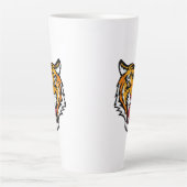Tasse Latte Tigre torche tête-25818 (Devant)