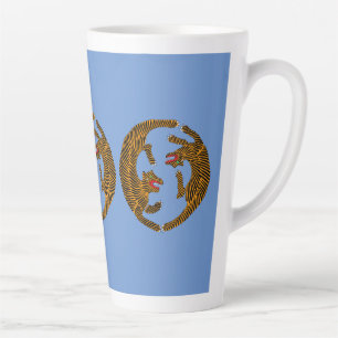 Tasse Latte Tigres d'art populaire japonais