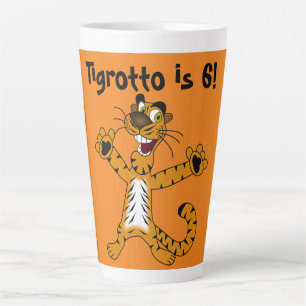 Tasse Latte Tigrotto est 6 Enfant d'anniversaire