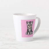Tasse Latte Tiguane (Angle droit)