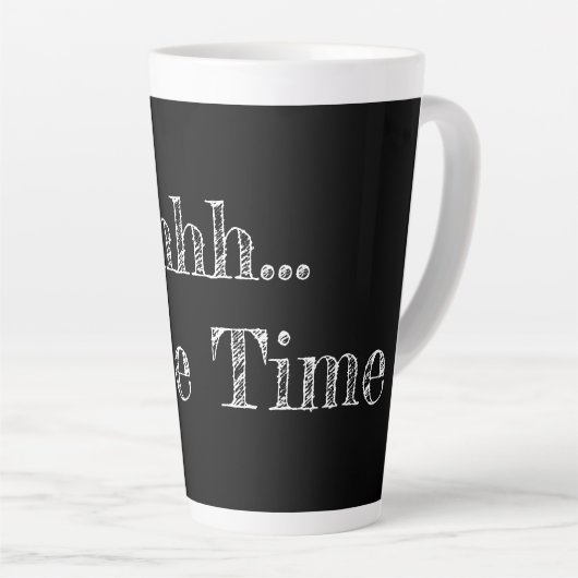 Tasse Latte Time (Angle droit)