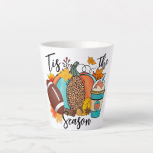 Tasse Latte 'Tis The Season - Automne, Football & Épices Citro