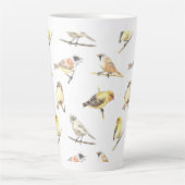 Tasse Latte Tit birds motif (Devant)