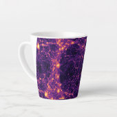 Tasse Latte Toile cosmique (Angle gauche)