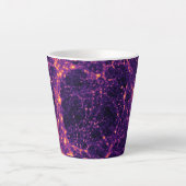 Tasse Latte Toile cosmique (Devant)