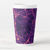 Tasse Latte Toile cosmique (Devant)