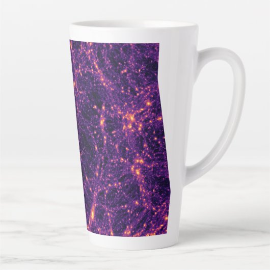Tasse Latte Toile cosmique (Droite)