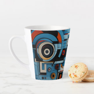 Tasse Latte Toile d'art 390