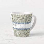 Tasse Latte Toile Springtime (Angle droit)