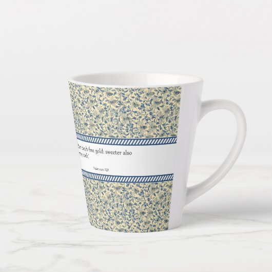 Tasse Latte Toile Springtime (Droite)