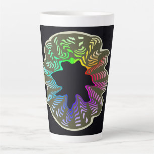 Tasse Latte tôle arc-en-ciel