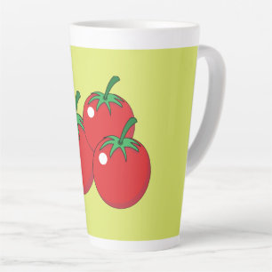 Tasse Latte Tomate Rouge