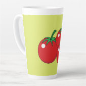 Tasse Latte Tomate Rouge (Angle gauche)