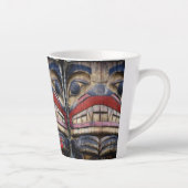 Tasse Latte Tonnerre à visage totem (Droite)
