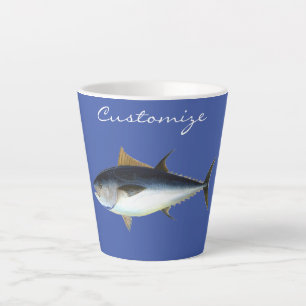 Tasse Latte Tonnerre en forme de thon rouge