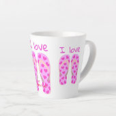 Tasse Latte Tonnerre rose-tongs Thunder_Cove (Angle droit)
