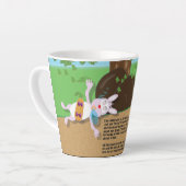 Tasse Latte tortue et lapin (Angle gauche)