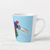 Tasse Latte Tortue volante (Droite)