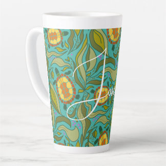 Tasse Latte Tortues de jardin motif personnalisé