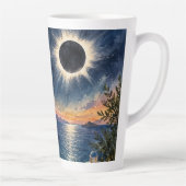 Tasse Latte Total Solar Eclipse 2027 Mediterranean  (Droite)