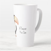 Tasse Latte Toucan noir (Angle droit)