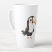 Tasse Latte Toucan noir (Angle gauche)