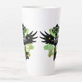 Tasse Latte Touche aile Steampunk et roue (Devant)