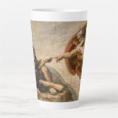 Tasse Latte Toucher le Divin (Devant)