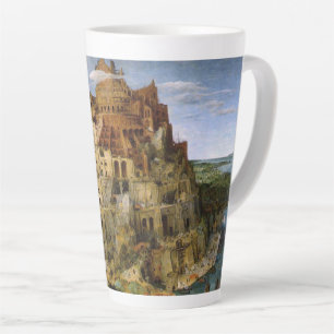 Tasse Latte Tour de Babel par Brueghel
