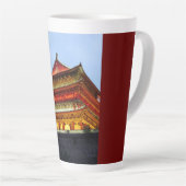 Tasse Latte Tour de tambour de Xi'An (Angle droit)