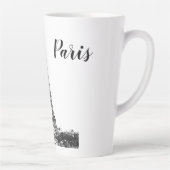 Tasse Latte Tour Eiffel noir et blanc (Droite)