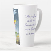 Tasse Latte Tournesol (Angle droit)