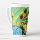 Tasse Latte Tournesol en latte (Angle gauche)
