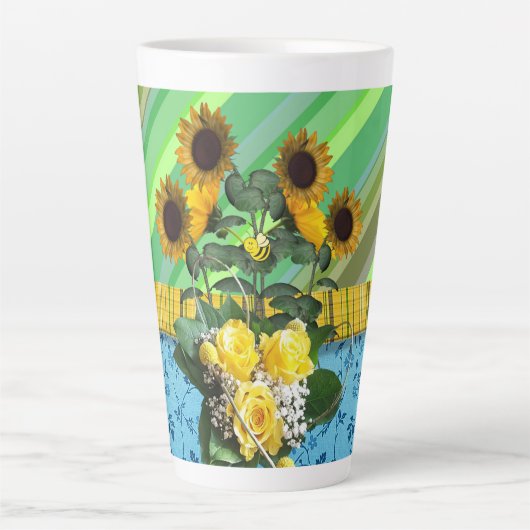Tasse Latte Tournesol en latte (Devant)