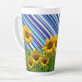 Tasse Latte Tournesol en latte (Angle gauche)