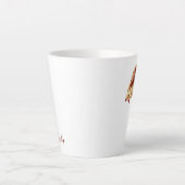 Tasse Latte Tournesol minimaliste (Devant)