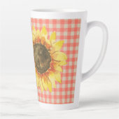 Tasse Latte Tournesol sur En vichy latte (Droite)