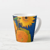 Tasse Latte Tournesols de Van Gogh (Angle droit)