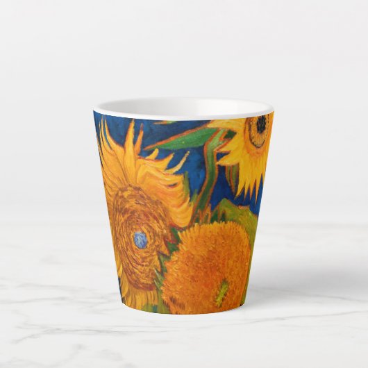 Tasse Latte Tournesols de Van Gogh (Devant)