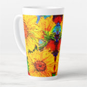 Tasse Latte Tournesols d'Impasto (Angle gauche)