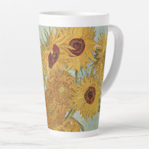Tasse Latte Tournesols (en bleu)-Vincent van Gogh