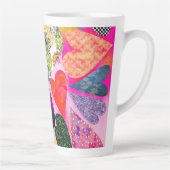 Tasse Latte Tous les Coeurs Multi Motifs et Couleurs Grosse Mu (Droite)