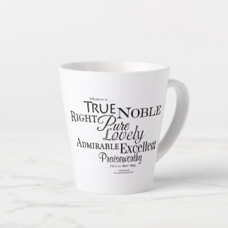 Tasse Latte "Tout ce qui est. . ."Mug    inspirationnel