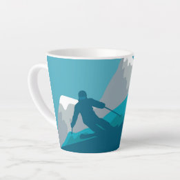 Tasse Latte Tout le ski de montagne