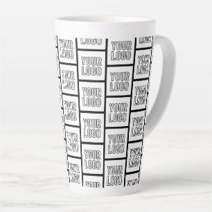 Tasse Latte Tout motif répétitif de logo ou d'image